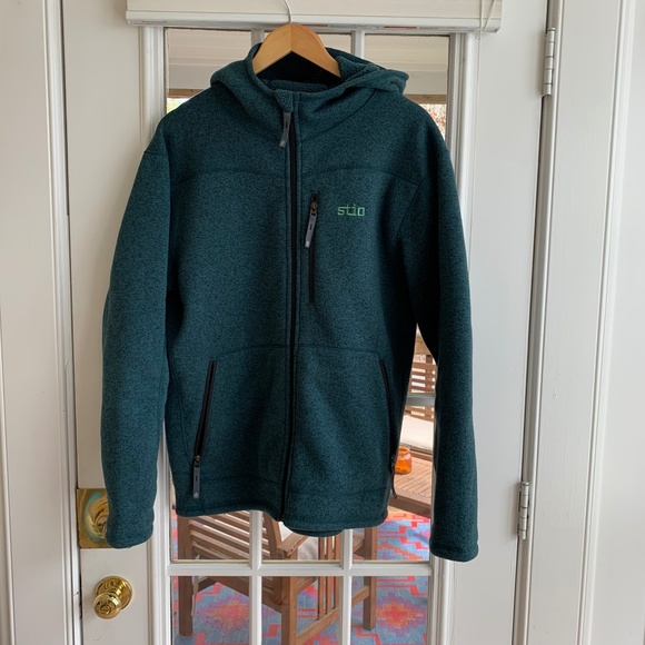 stio wilcox fleece hoodie